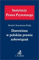Okładka książki Darowizna w polskim prawie zobowiązań
