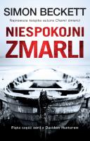David Hunter. Niespokojni zmarli. Autor: Beckett Simon. SmakLiter.pl Okładka książki David Hunter. Niespokojni zmarli