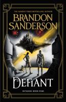 Defiant wer. angielska. Autor: Brandon Sanderson. SmakLiter.pl Okładka książki Defiant wer. angielska