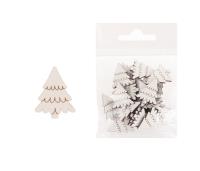 Opakowanie Dekoracja drewniana 24szt Drzewko