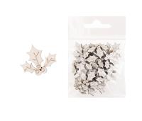 Opakowanie Dekoracja drewniana 24szt Ostrokrzew