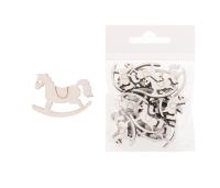 Dekoracja drewniana 24szt Zabawka. Wydawca: CRESCO. SmakLiter.pl Opakowanie Dekoracja drewniana 24szt Zabawka