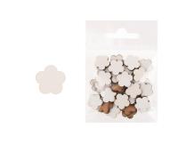 Dekoracja drewniana 36szt Kwiat mały. Wydawca: CRESCO. SmakLiter.pl Opakowanie Dekoracja drewniana 36szt Kwiat mały