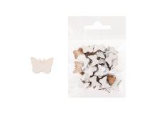 Dekoracja drewniana 36szt Motyl mały. Wydawca: CRESCO. SmakLiter.pl Opakowanie Dekoracja drewniana 36szt Motyl mały
