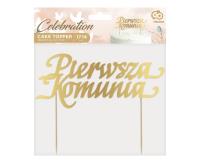 Opakowanie Dekoracja na tort Pierwsza Komunia 14x17cm