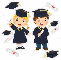 Opakowanie Dekoracja szkolna - Dzieci w biretach 10el