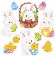 Opakowanie Dekoracja Wielkanoc Zajączki A4