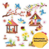 Opakowanie Dekoracja wiosenna - Karmniki na gałęzi 20el