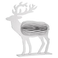 Opakowanie Dekoracja z papieru renifer 20cm