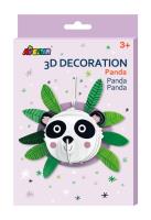 Dekoracje 3D - panda. Wydawca: Russell. SmakLiter.pl Opakowanie Dekoracje 3D - panda