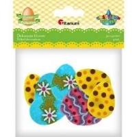 Opakowanie Dekoracje filcowe 3D pisanki 30x40mm 9szt