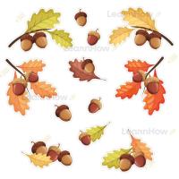 Opakowanie Dekoracje jesienne - Żołędzie 12el