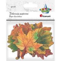 Opakowanie Dekoracje kartonowe Liście klonu 30szt