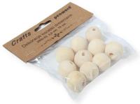 Opakowanie Dekoracje koraliki drewniane 20mm 10szt