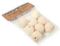 Opakowanie Dekoracje koraliki drewniane 30mm 8szt