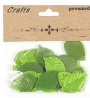 Opakowanie Dekoracje materiałowe liście 33x20mm 30szt