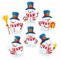 Opakowanie Dekoracje okienne dwustronne - Bałwanki 01 6szt