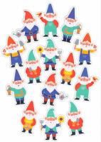 Opakowanie Dekoracje okienne dwustronne - Krasnale 01 14szt