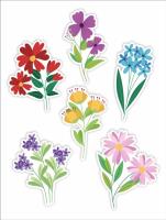 Opakowanie Dekoracje okienne dwustronne - Kwiaty 02 6szt