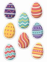 Opakowanie Dekoracje okienne dwustronne - Pisanki 01 8szt