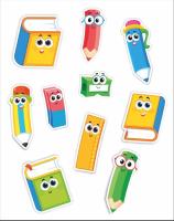 Opakowanie Dekoracje okienne dwustronne - Przybory 01 10szt