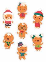 Opakowanie Dekoracje okienne świąteczne - Piernikowe... 7szt