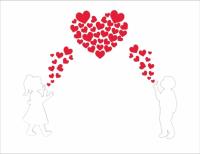 Opakowanie Dekoracje okolicznościowe - Dzieci i serca 60el