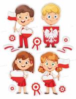 Opakowanie Dekoracje patriotyczne - Duże dzieci 04 12el