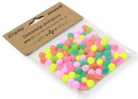 Dekoracje pompony 1cm fluo mix kolorów 120szt. Wydawca: PENWORD. SmakLiter.pl Opakowanie Dekoracje pompony 1cm fluo mix kolorów 120szt