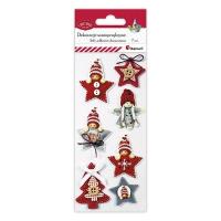 Opakowanie Dekoracje samoprzylepne 3D 7szt