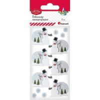 Opakowanie Dekoracje samoprzylepne papierowo-foliowe 3D 12szt