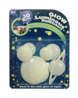 Opakowanie Dekoracje ścienne świecące w ciemności MIX