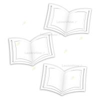 Opakowanie Dekoracje szkolne - Duże książki 3D 3el