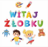 Opakowanie Dekoracje szkolne - Witaj żłobku (duży napis)