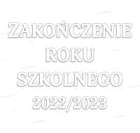 Opakowanie Dekoracje szkolne - Zakończenie roku 2022/2023