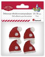 Opakowanie Dekoracje włóczkowe samoprzylepne 25x30mm 4szt