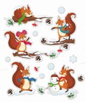 Opakowanie Dekoracje zimowe - Wiewiórka na gałęzi