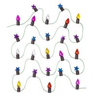 Dekoracyjne mini lamki multikolor 65cm. Wydawca: Dalprint. SmakLiter.pl Opakowanie Dekoracyjne mini lamki multikolor 65cm