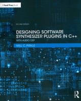Designing Software Synthesizer Plugins in C++. Autor: Pirkle Will. SmakLiter.pl Okładka książki Designing Software Synthesizer Plugins in C++