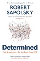 Determined. Autor: Robert M. Sapolsky. SmakLiter.pl Okładka książki Determined