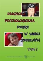 Okładka książki Diagnoza psychologiczna dzieci w wieku.. T.1
