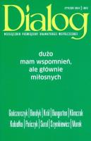 Dialog 1/2024. Autor:   Praca zbiorowa. SmakLiter.pl Okładka książki Dialog 1/2024