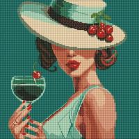 Opakowanie Diamentowa mozaika bez ramy - Blue curacao 40x50cm