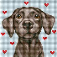 Opakowanie Diamentowa mozaika bez ramy- Czuły przyjaciel Kids