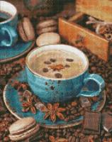 Opakowanie Diamentowa mozaika bez ramy - Martwa natura z kawą