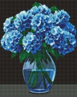 Opakowanie Diamentowa mozaika - Bukiet hortensji 40x50cm