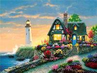 Opakowanie Diamentowa mozaika Chatka latarnika 60711