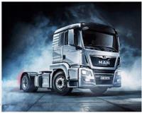 Opakowanie Diamentowa mozaika ciężarówka solo biały man NO-1008761
