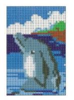 Opakowanie Diamentowa mozaika - Delfin 10x15cm