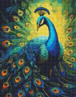 Opakowanie Diamentowa mozaika - Elegancki paw 40x50cm